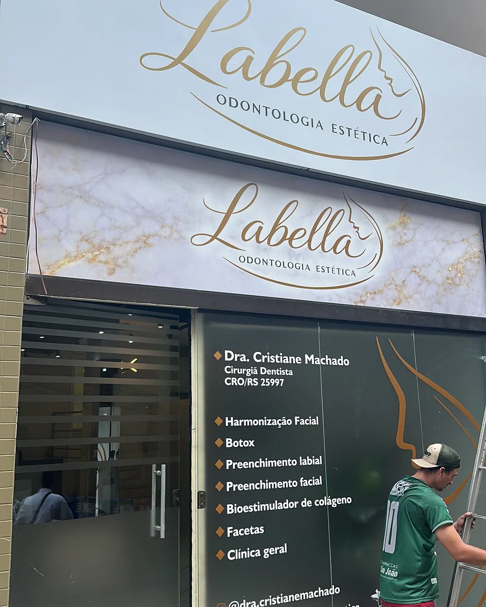 Fachada da Labella Odontologia Estética em Passo Fundo